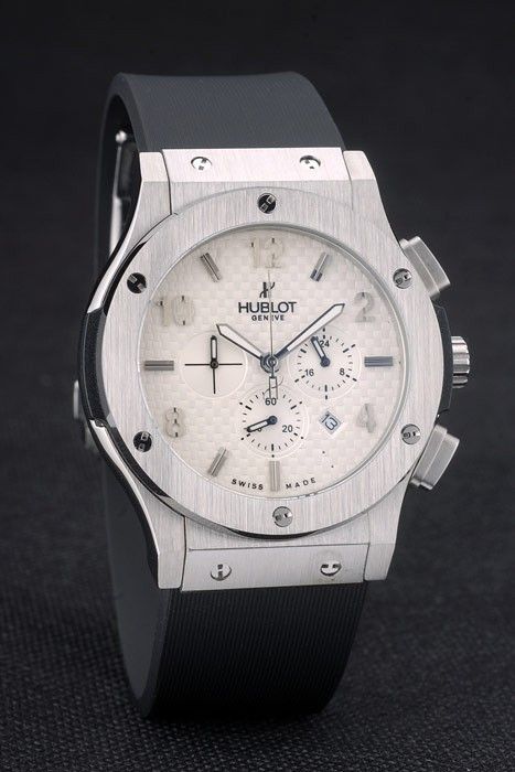 Hublot Branded Big Bang White Rubber Strap