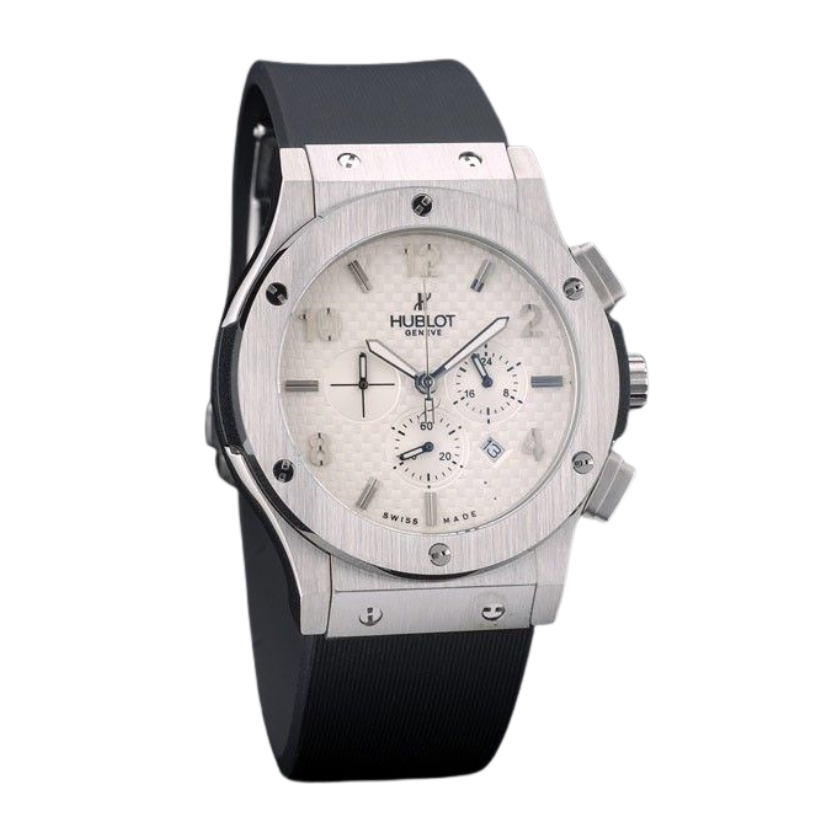 Hublot Branded Big Bang White Rubber Strap