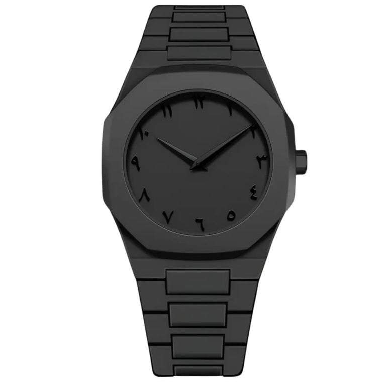 Black Arabic Aura Watch