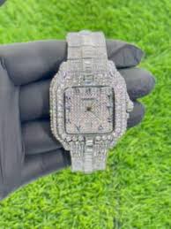 Cartier Luxury Arabic Diamond Watch